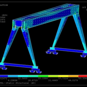 �����C(j��)����Ԫ���� finite element analysis of gantry crane